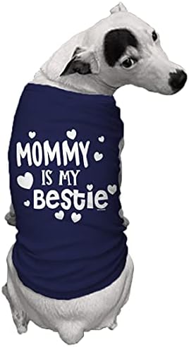 Mamãe é minha melhor amiga - camisa de cachorro