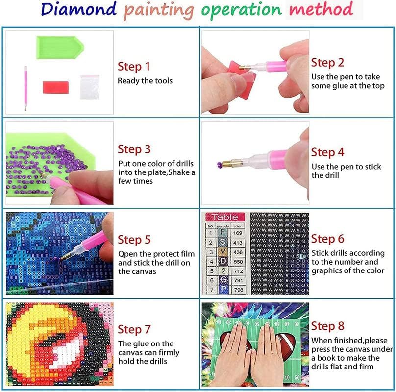 DIY 5D Diamond Painting Kits Butterfly Butterfly, Dandelion Diamond Art para adultos crianças, pintura por diamantes