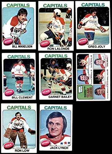 1975-76 Topps Washington Capitals perto da equipe set Washington Capitals-Hockey VG+ Capitals-Hockey