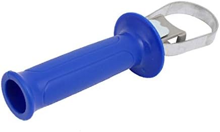 X-Dree 24cm de comprimento Frea de martelo elétrico ajustável Plástico puxador lateral lateral azul (impugnatura frontale em plástico por martello elettrico regolabile con impugnatura a martello lungo 24 cm b