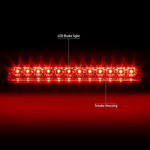 Dinastia Auto Dinastia LED LED 3ª Terceira lâmpada de freio de cauda+Bico de pulverizador compatível com o Explorer