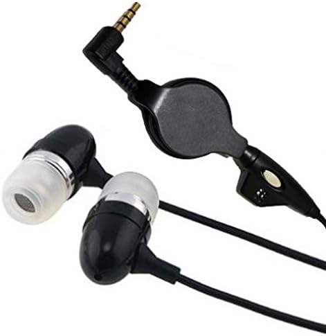 Fones de ouvido com fio fones de ouvido retráteis para Stylo 5 telefone - fone de ouvido sem mãos livres de microfones de 3,5 mm 3,5