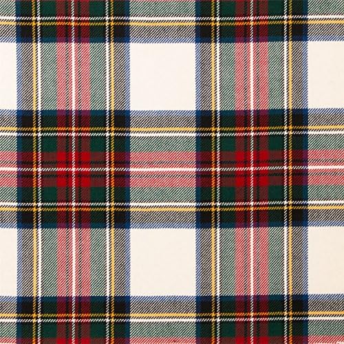 Material de tecido leve de 10 onças Vestido Stewart Modern Tartan 1 metro