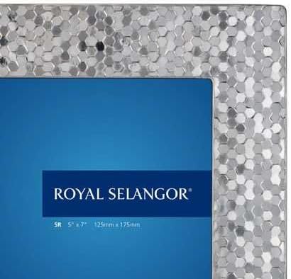 Presente Royal Selangor Hand Mirage Honeycomb Photoframe