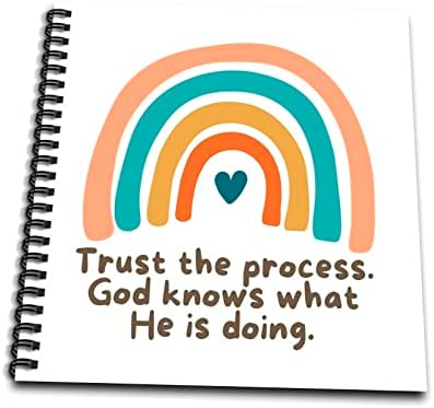 3drose confie no processo Deus sabe o que está fazendo - desenhando livros