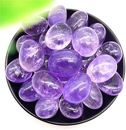 Esbant 100g Natural Ametyst Rolling Stone Purple Quartz Crystal Gem Rock Adequado para Decoração de Móveis