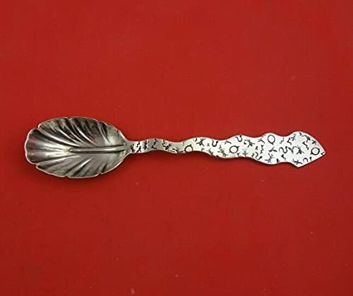 Vansant Sterling Silver Sugar Spoon com motivo de inseto por volta de 1880 5 7/8 Serviço