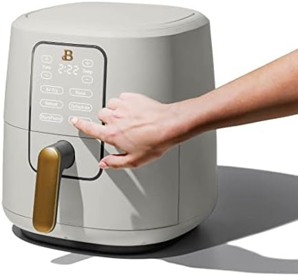 6 Touchscreen Air Fryer, gelo branco por Drew Barrymore 15,11 x 12,10 x 13.07