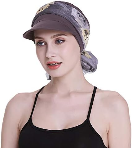 NEWSBOY Cap para mulheres quimioterapia com lenços Presentes de queda de cabelo disponível durante todo o ano