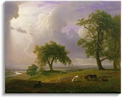 Stuell Industries California Spring Classic Albert Bierstadt Landscape Painting Canvas Wall Art, Design by One1000