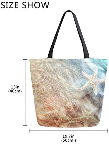 Sacola de sacola de lona bolsa de mercearia em massa reutilizável bolsas de ombro grandes bolsas de praia leves para mulheres viajam ao ar livre
