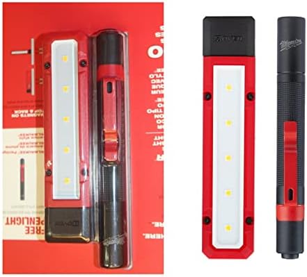 Milwaukee Rover Magnetic Penlight & Flood Light Red / Black / White