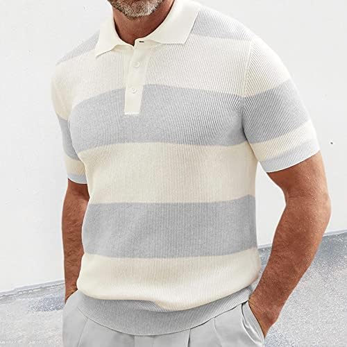 Camisas de verão para homens Men's Spring e Summer Fashion Knit