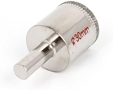 Aexit Metal Round Bits Bits Haste 30mm Diâmetro Oburador de vidro Vidro Só uma ferramenta de perfuração de brocas de perfuração