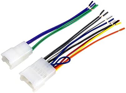 Metra 95-8212 Kit de instalação dupla DIN & SCOSCHE Compatível com arnês de fio selecionado para pós-venda de instalação estéreo com fios codificados por cores