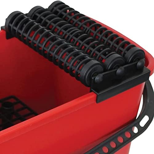 Rubi Tools Rubiclean Triple Wash Bucket inclui 1 esponja intercambiável com alça