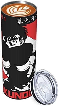 Urumax Anime Hajime No Ippo Caneca de café IPPO Aço Anterior com tampas e palhas canecas de vácuo de parede dupla Viagem Copo