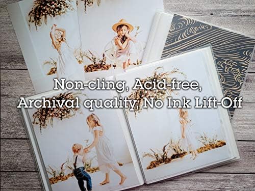 Cocopolka 8x10 portfólio álbuns de fotos 2 - cada um com 60 itens grandes em bolsos brancos