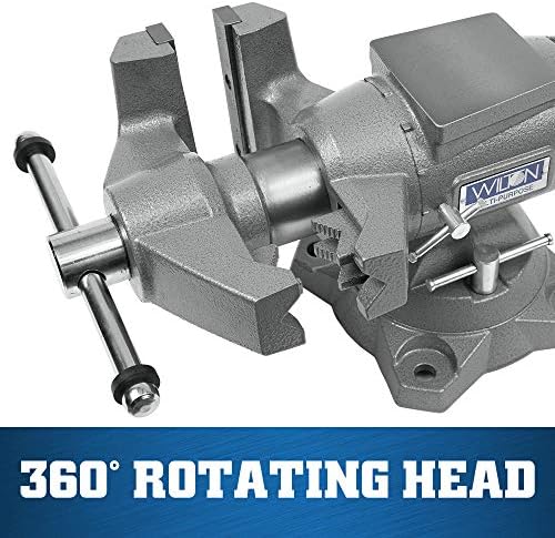 Wilton 650p Multi-Purpose Bench Vise, largura da mandíbula de 6-1/2 , abertura da mandíbula de 6-1/4