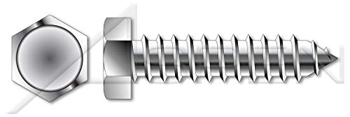 M3.9 x 13mm, DIN 7976 / ISO 1479, métrica, parafusos de chapas de chapas auto-tapcilizadas, cabeça recuada hexadecimal, rosca completa,