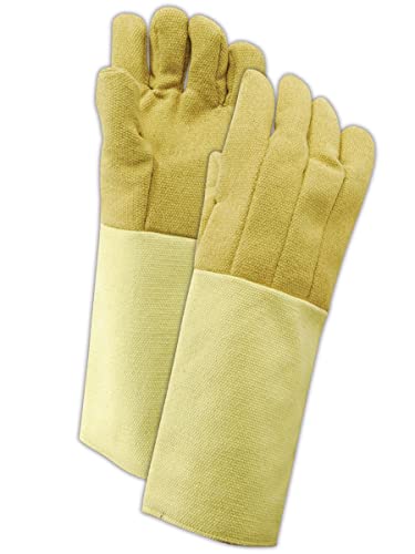 Magid KB1318Wl Kevlar /PBI Alto calor luvas, médio, bronzeado, masculino