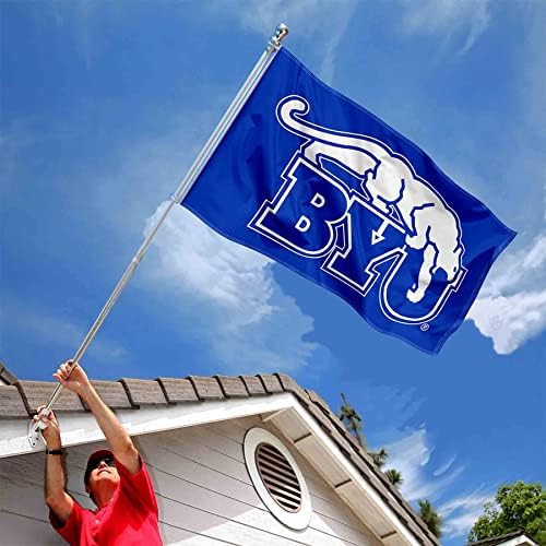 Brigham Young Cougars Royal BYU Flag