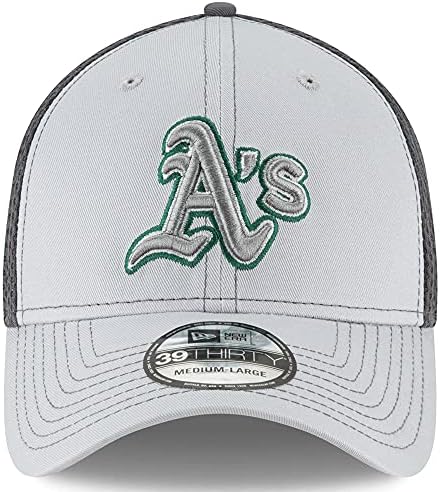 Oakland Athletics acinzentado Neo 39 Antritty Stritch Fit Hat