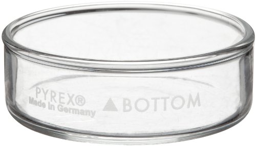 Corning Pyrex Borossilicate Glass Petri Plat da tampa apenas, 100 mm de diâmetro x 15 mm de altura