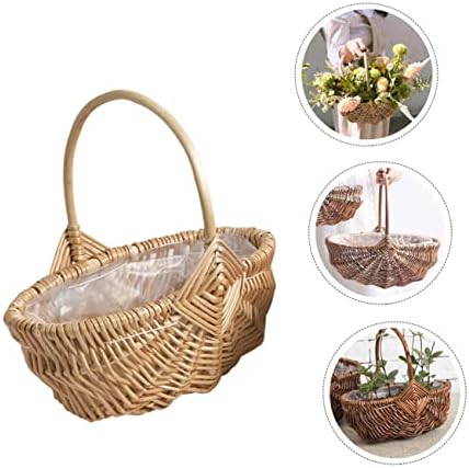 Bestoyard 1pc rattan shopping cesto de vime cesta de frutas cesto cesto cesto cesta de armazenamento cesto cesto cestas cestas tecidas cestas de fruta cesto de armazenamento de armazenamento