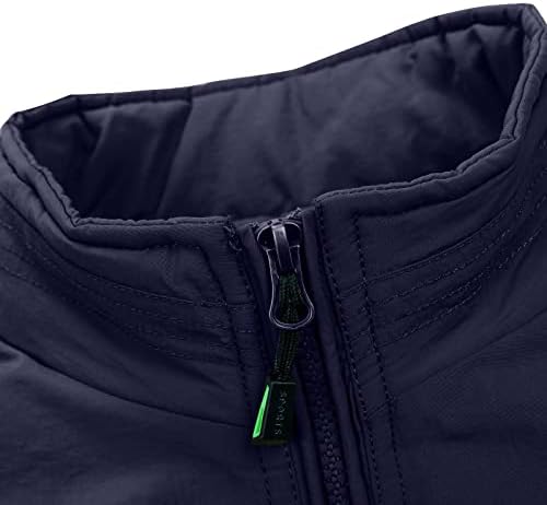 USUMA Mens Casaco Casaco Bloups Jacket Casado O Outwear Multi-Pocket Full Zip Térmico Termal Tops de inverno quente ao ar livre