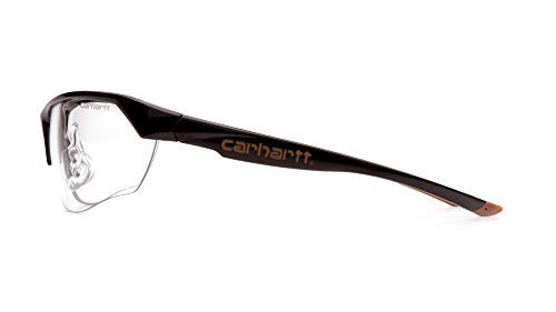 Carhartt-chb1110dt Braswell Anti-Fog Glasses Protecção ocular, moldura preta, lente transparente