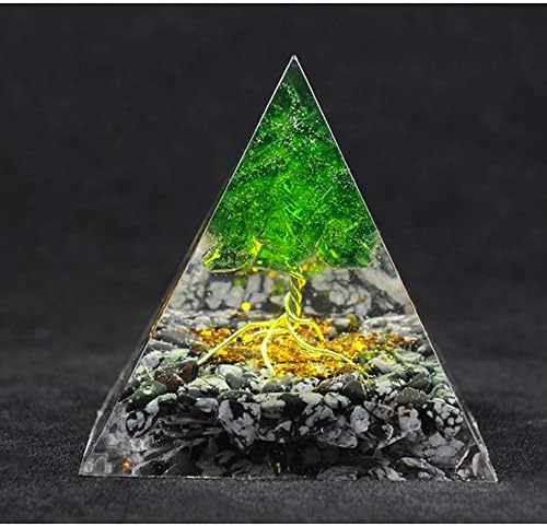 Yingren 5cm Cristais naturais Energia de pedra Pirâmide/cristal Reiki Pedras de cura Pirâmide de rochas sortudas para decoração de