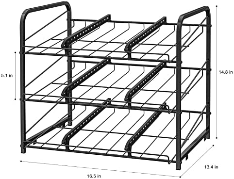 O Organizador do Pacote de 2 pércar de 2, o empilhamento de rack de organizador de armazenamento pode dispensar