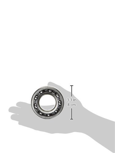 Rolamento NTN 6208 Rolamento de esfera radial de ranhura profunda de linha única, aço, gaiola de folga normal, ID de 40 mm de furo, 80 mm OD, 18 mm de largura, aberto