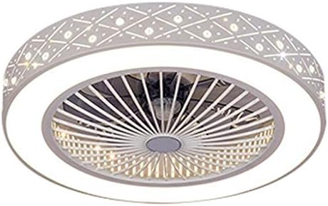 Ventilador de teto higoh com luzes, led ritmo de escurecimento ventiladores de teto de controle remoto lâmpada invisível