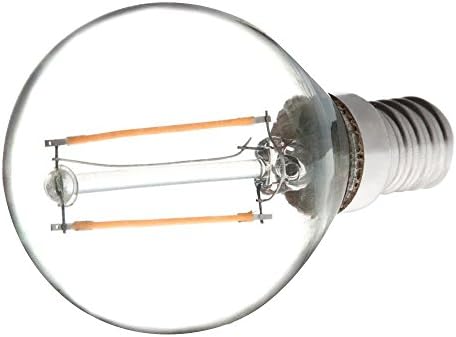 S11-DS-2W-WW27 Dimmable S11 E14 LED-WW27 E14 Base Europeia Base 2W Liderou a lâmpada de filamento antigo vintage, 25W equivalente, branco quente 2700k, 4-Pack [Atenção E14 Base]