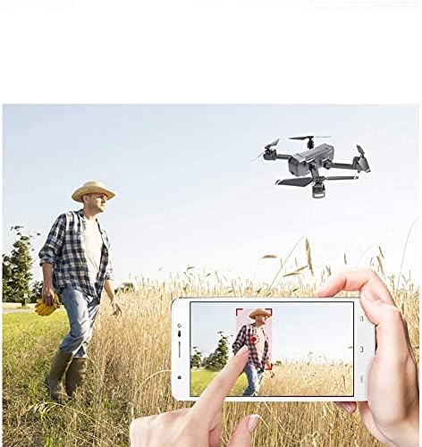 Wyxy Camera Drone Flycam Quadcopter UAV com câmera 4K Câmera de 3 eixos Gimbal 30min Time, para iniciantes Black 1080p