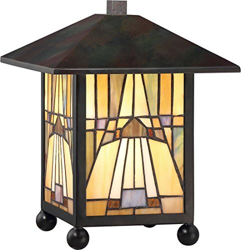 Quoizel tfik1614va Inglenook Flush Mount Teto Iluminação de teto, 3 luzes, 180 watts, Valiant Bronze (7 h x 14 W