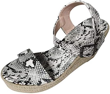 Sandálias uqghqo para mulheres metal fivela slip-on flop flop sandálias planas casuais ladrias de verão sapatos de