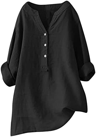Camisas xadrez para mulheres soltas fit s-5xl botões de manga longa para baixo para lapela de lapela de tendência casual da moda Tops