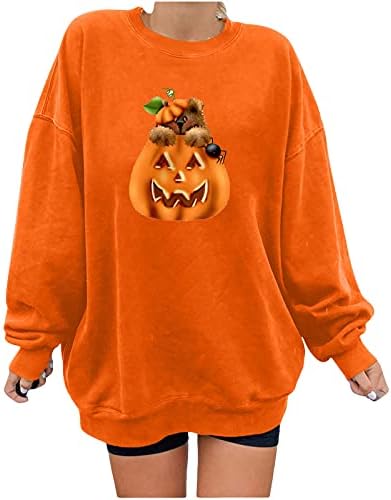 Sorto Mulheres Halloween Pumpkin Prinha Sorto de Halloween Sorto de Abóbora