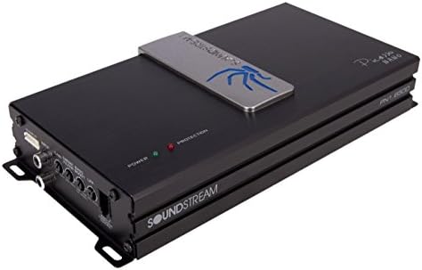 SoundStream PN1.650D 650W Monoblock Picasso Nano Class-D amplificador, preto e prata