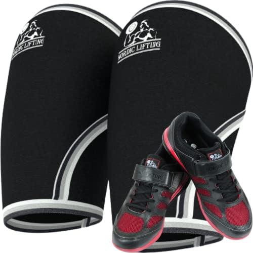 Mangas de cotovelo nórdicas Mangas de cotovelo médio com sapatos Venja Tamanho 9.5 - Vermelho preto