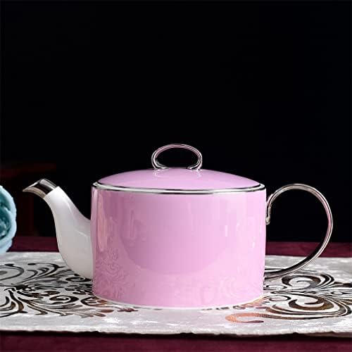 Sdgh 15pcs / conjunto delicado xícara de café china define rosa europeu de chá vintage xícara de chá pires de chaleira