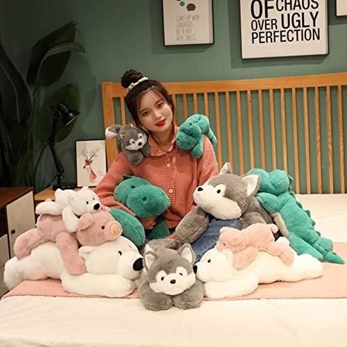 Brinquedos de pelúcia de urso polar de ghtmony, utensílios de pelúcia fofos abraçados do sono para meninos garotas