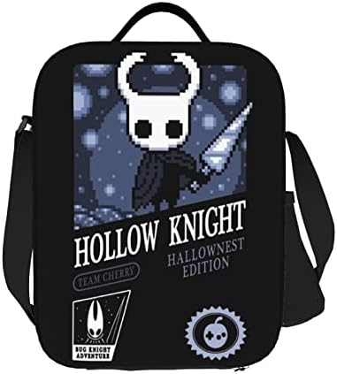 Lunhana de Knight Knight Nikroad Hollow, lancheiras engraçadas de anime, bolsa de sacola isolada reutilizável durável,