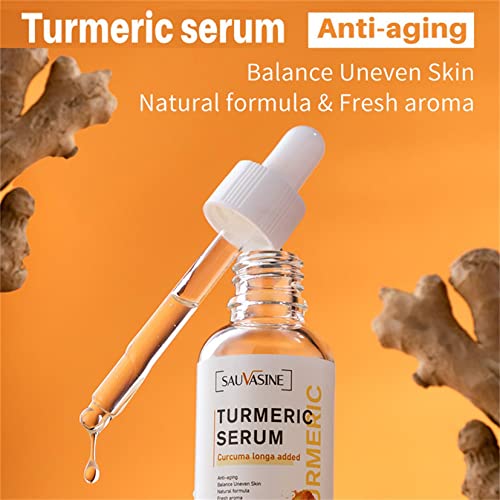 Serum de açafrão de 30 ml para manchas escuras, 2 garrafas açafrão sérico de corretor escuro - soro de ação rápida, óleo