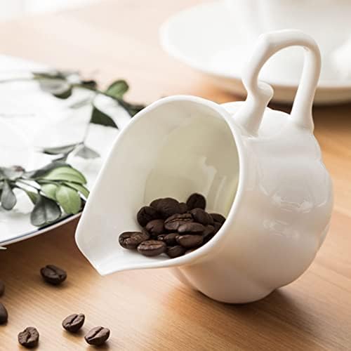 Milisten Coffee Creamer Creamer Creamer Mini Cafeteira Creme de leite de café PARRIMER PARRAÇÃO SERVIÇÃO PARRAÇÃO PARRAÇÃO BOOCO DE MOODADO DE MOODADE DE BARCO BACO DO LAVEY PRISHO DE MEATEIRO JUG CREAMER PARA CONUTAÇÃO 230ML CHUROURA