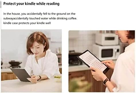 Caso compatível com 6 Kindle Paperwhite 10th Generation 2018 Lançamento, capa de caixa de proteção ultra fina com Função