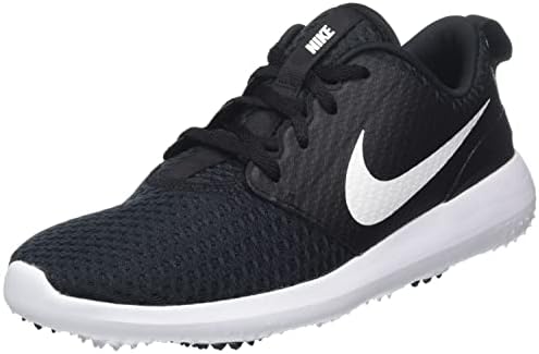Nike Golf- Roshe Sapatless Shoes Black/Branco Tamanho 9 Médio